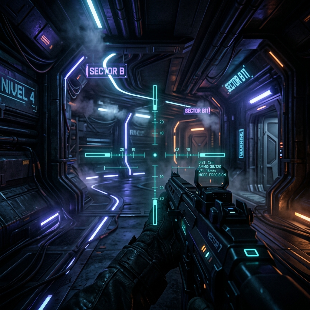 FiveCross crosshair overlay in action